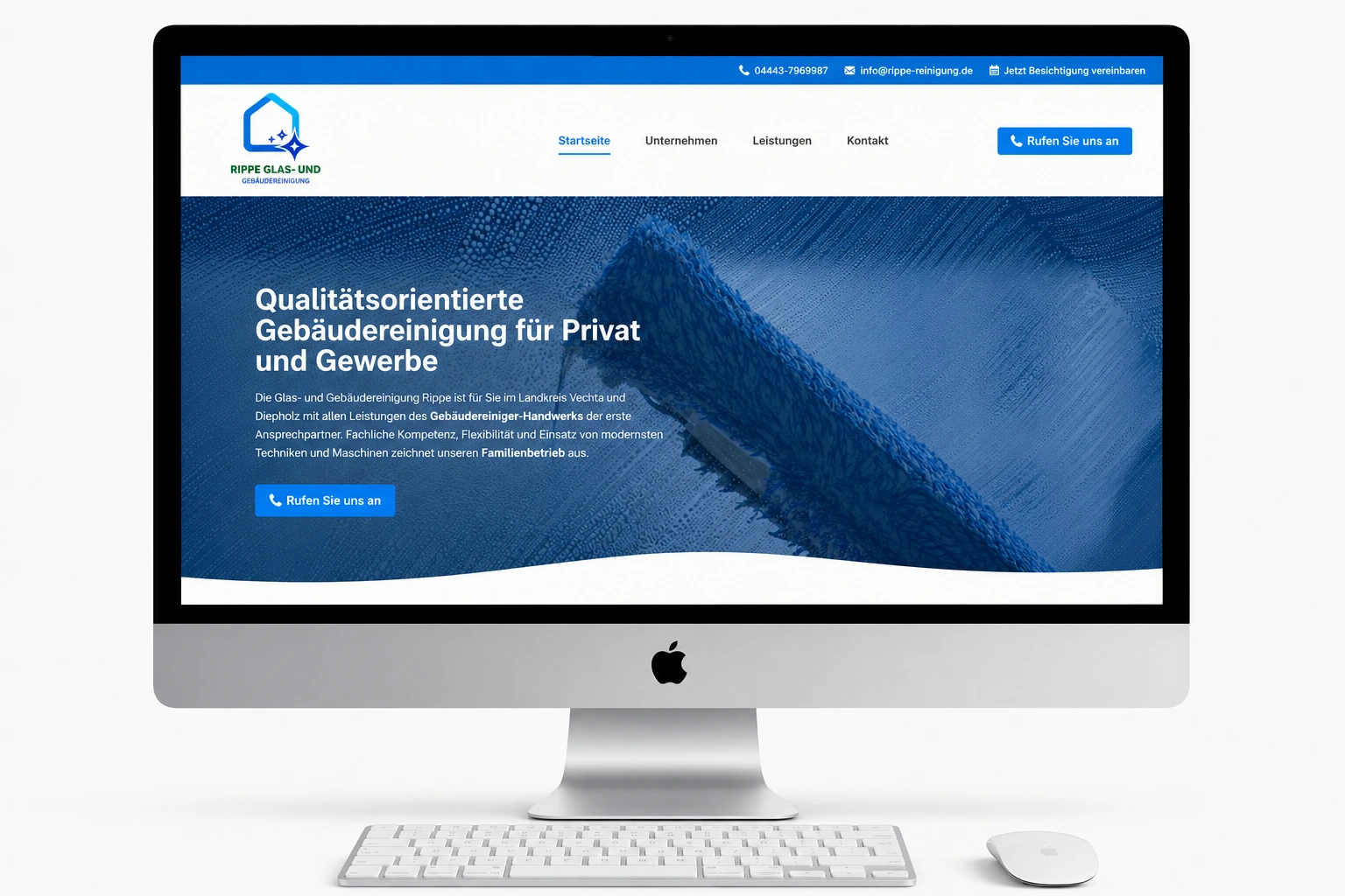 Website Referenz Gebäudereinigung