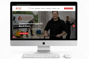 Webdesign Referenz Clever Wärme